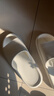 蕉内301H拖鞋男女士浴室洗澡防滑踩屎感情侣家居凉拖鞋抗菌防臭可外穿 【王一博同款厚底版】冷石灰 43-44 实拍图