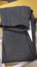 小护士内衣保暖裤男女内穿秋冬加厚加绒 本命年高腰双层护膝单件保暖裤 男-深华灰 XL /175/105 -尺码偏大 实拍图