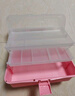 玉水湖书法收纳盒毛笔初学者便携美术工具箱收纳箱学生入门文房书画国画用品手提颜料透明盒子粉色马卡龙 实拍图
