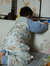 威尔贝鲁（WELLBER）恒温睡袋婴幼儿1-3岁竹棉睡衣秋冬儿童宝宝防踢被加厚棉 梦境2XL 实拍图