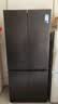 美的501L十字门冰箱一级变频风冷无霜智能家用大容量60cm薄BCD-501WSPM(Q)国家补贴 BCD-501WSPM(Q)炭灰-浮光 实拍图