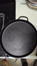 典匠平底煎锅28cm烧烤盘铸铁烤肉盘无涂层生铁锅牛排烙饼锅早餐煎蛋锅 实拍图