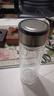 【京东物流配送】高硼硅双层玻璃杯大容量泡茶杯水杯子茶水分离杯 【双层加厚】茶杯350ml1只 实拍图