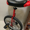 永彩独轮车儿童独轮车自行车成人独轮平衡车单轮车杂技车 红色18寸+打气筒+停车架+适合1.4-1.65米 实拍图