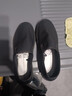 回力（Warrior）一脚蹬男鞋子男秋季百搭板鞋男士休闲鞋老北京懒人帆布鞋全黑40 实拍图