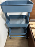 宜家（IKEA）拉斯克家居小推车三层置物架移动茶水桌客厅咖啡桌厨房储物收纳架 【升级款】蓝灰色大号 35*45*77cm 实拍图