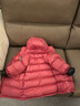 保姆鹅  【风墙】儿童羽绒服宝宝中长款护脸加厚外套保暖童装[NG2664] 石榴粉 120 实拍图