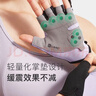 Keep 健身手套男女运动手套骑行单杠引体向上训练撸铁防滑护掌 紫灰 S 实拍图