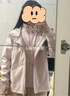 迪卡侬（DECATHLON）户外硬壳冲锋衣女款春秋登山服防风防水夹克风衣运动外套MH150 豆蔻粉 L 实拍图