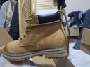 马登美式猎装大黄靴男士马丁靴2026秋冬新款加绒男鞋做旧中帮工装靴子 沙漠黄 38 实拍图