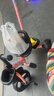 活石儿童三轮车脚踏手推车宝宝滑行车免充气1-6岁遛娃神器儿童节礼物 快速安装-骑士粉（1-6岁） 六一儿童节礼物户外郊游踏青 实拍图