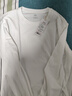 京东京造【10A抗菌T】长袖t恤男卫衣打底衫衣服白小T男装 白色 L 实拍图