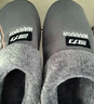 回力室内包跟男士棉拖鞋厚底保暖棉鞋冬季带后跟居家加绒拖鞋女冬 浅灰色 44-45 标准码 实拍图