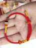 石玥珠宝2026马年红绳手链手串本命年龙鳞转运手链男女款太岁情侣新年礼物 实拍图