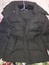 啄木鸟中老年人羽绒服男加厚款连帽老人短款外套爸爸装冬天衣服爷爷袄子 黑色【加厚升级】 3XL (可穿140-155斤) 实拍图