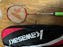 川崎（KAWASAKI）羽毛球拍轻量化碳素中杆对拍KD-1蓝红（已穿线+6球+手胶+拍包） 实拍图