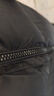 网易严选25新品90鸭绒超蓬羽绒服休闲面包服石墨烯保暖轻量抗菌防泼水 A款25秋冬立领-静谧黑 2XL 实拍图