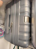 汉客行李箱男拉杆箱女大容量镇店之宝双层拉链密码箱子旅行箱22英寸灰 实拍图