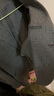 优衣库男装女装绒面针织茄克/西装外套夹克481006 08 深灰色 M /170/92A 实拍图