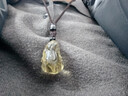 李居明黄水晶貔貅吊坠男款女项链玉石皮丘财运情侣霸王貔恘挂件玉坠玉佩 实拍图