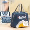 班哲尼饭盒袋保温大号便携手提耐用上班族便当包小学生帆布大容量饭盒包 实拍图