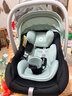 怡戈（Ekobebe）小元宝新生婴儿提篮式儿童安全座椅汽车用宝宝便携车载提篮 黑绿 实拍图