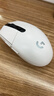 罗技（G）G304 LIGHTSPEED无线鼠标 游戏鼠标 轻质便携 绝地求生FPS鼠标英雄联盟LOL吃鸡 生日礼物 白色 实拍图