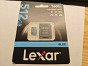 雷克沙（Lexar）512GB TF（MicroSD）存储卡 V30 A2 读160MB/s 游戏机平板行车监控录像内存卡 4K超清拍摄（BLUE） 实拍图