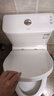 九牧（JOMOO）马桶 家用虹吸式马桶大冲力节水坐便器 防臭瞬冲 易洁抗菌马桶 行业爆款-双旋暴风冲11370-305坑 实拍图