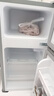 华宝小冰箱小型家用出租房用冷藏冷冻两用一级能效节能省电迷你宿舍寝室办公室二门电冰箱 【一级能效】58L银色【三天不到一度电】 实拍图
