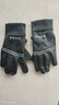 北诺手套男冬季保暖户外运动骑行开车触屏防滑皮棉手套女士秋冬天手套 运动防风  黑色 实拍图