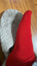 京东京造【10A抑菌袜】新年礼物骐骥红男鸿运袜本命年秋冬吸汗红袜子 实拍图