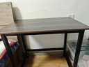 煜柠苑 电脑桌台式家用简约卧室长条桌学生写字学习桌子书台桌办公大桌 加固升级-黑架灰橡木-80*50高74 实拍图