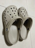 CROCS卡骆驰洞洞鞋贝雅男鞋女鞋轻便耐磨一脚蹬拖鞋休闲鞋|10126 卵石色-2V3 41 /42(260mm) 实拍图