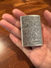 ZIPPO打火机之宝防风煤油 唐草系列唐草白银 生日礼物送男友 单机 实拍图