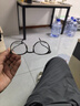 目师傅私藏货姜文同款超轻纯钛8g可配近视眼镜框复古圆框无螺丝手工眼镜架9704 玳瑁色（气质） 单镜框46小码 实拍图