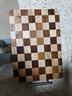 棋盘格实木菜板家用橡胶木乌檀木粘板案板面板抗菌防霉 42.5*31*2.5cm(9102)长方形 实拍图