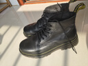 百丽黑曜石勇士厚底休闲加绒靴子户外工装马丁靴A1764DD4 黑单里 42 实拍图