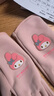 Hello Kitty儿童手套学生户外骑车御寒防风冬季加绒保暖五指5261美乐蒂粉色 实拍图