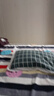 林夕一晨纯棉老粗布全荞麦壳枕头睡眠专用枕头深度颈椎枕芯护枕套荞麦皮 灰格 成人款（荞麦壳枕头）40*60 实拍图