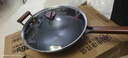 中康铁锅炒锅不粘锅经典款深氮极铁锅圆底精铁无涂层防锈明火燃气34cm 实拍图