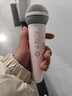 纯麦手机无线直播麦克风全民K歌话筒直播声卡录音设备小甜筒粉色 实拍图