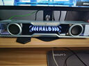 漫步者花再Halo SoundBar桌面音响音箱家用台式电脑游戏音响长条有线音箱蓝牙5.4RGB灯效 冰川蓝 实拍图