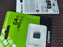 金士顿（Kingston）64GB TF（MicroSD） 存储卡 U1 A1 V10 内存卡 读速100MB/s 适配无人机/运动相机/switch/监控 实拍图