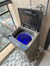 志高（CHIGO）全自动洗衣机 家用小型波轮 洗脱一体机大容量 公寓宿舍出租房 10KG咖啡金【蓝光洗护+风干洁桶+强电机】 实拍图