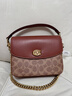 蔻驰（COACH）【礼物】经典标志CASSIE19号单肩斜挎包翻盖冬季女包 棕黄色锈色（新版） 实拍图