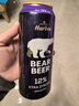 豪铂熊（BearBeer）小麦拉格黑啤烈性啤酒500ml*12听礼盒装德国进口京东自营新年送礼 实拍图