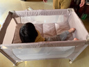 优乐博（ULOP）婴儿床多功能拼接大床可折叠可移动0-3岁便携可升降新生儿宝宝床 婴儿宝宝用品睡觉神器婴儿床-标准款 新生儿满月礼物带安全感一键折叠摇摇床 实拍图