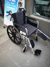 怡辉（YIHUI）轮椅老人专用出行轻便折叠带坐便器年轻人骨折可抬腿可大小便YH00 实拍图