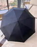 天堂 全自动阳伞三折 全自动折叠太阳伞遮阳伞黑胶防晒伞 黑色 实拍图